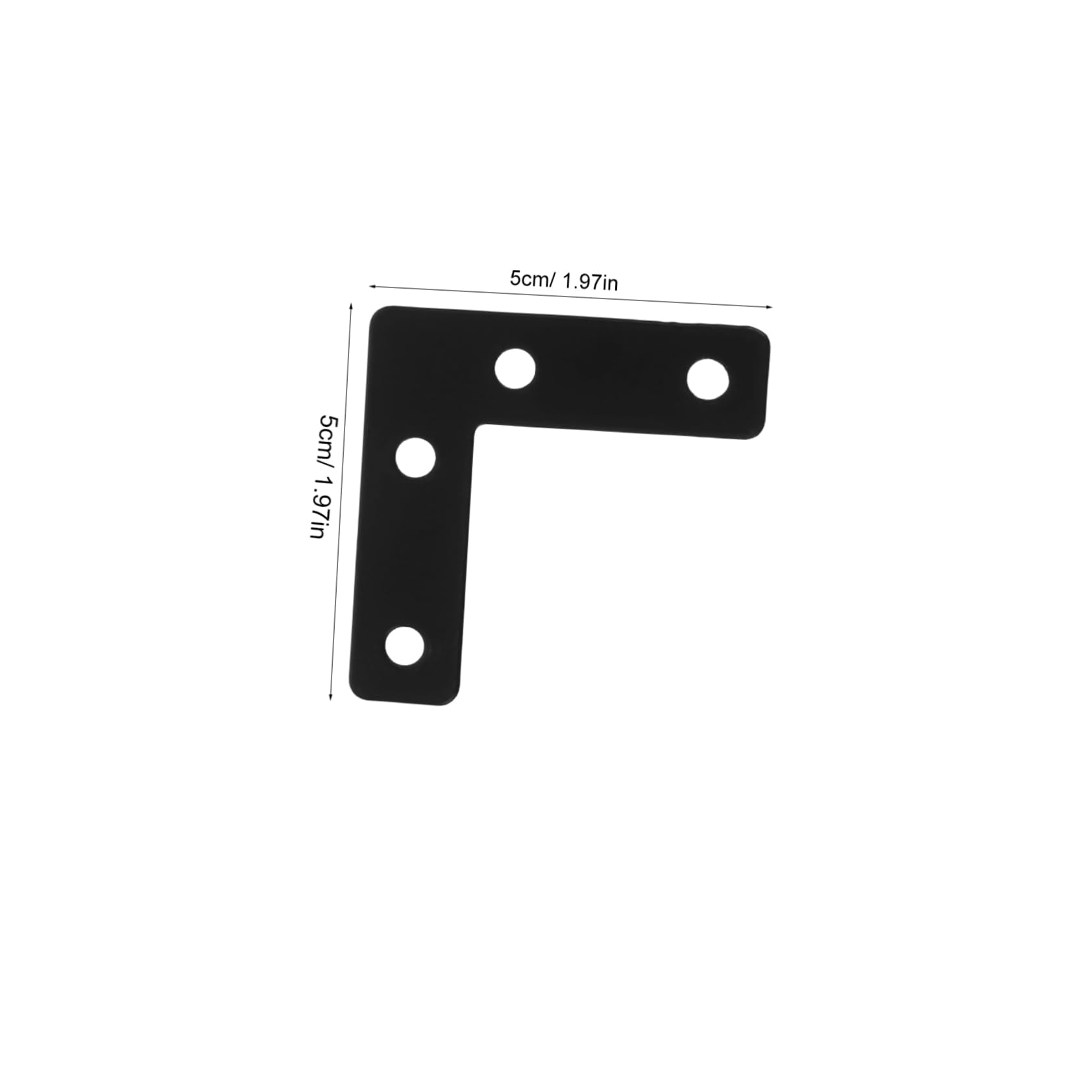 CIYODO Wood Furniture Corner Support Metal Flat Brackets Stainless Steel l Shaped Brackets 20pcs Set Repair