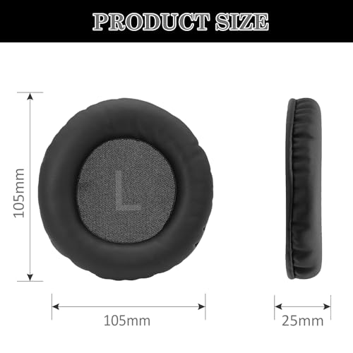 Aiivioll Repuestos Almohadillas para Auriculares AKG K52 K72 K92 M220 K240 K241 K242 K271 K272 K340 K550 K551 K553 S MKII MK2, Cojines con Cuero de Proteína (Negro) miniatura 4