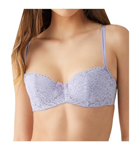 Image of b.tempt'd Women's Ciao Bella Balconette Bra, Sheer, Blusa/Sphinx, 34D