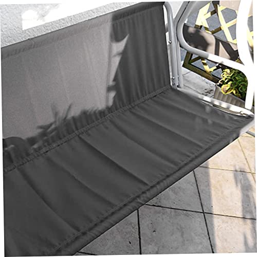 Cubierta de silla de columpio negra para exterior 4