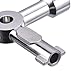 WILLBOND Meter Box Key Hose Key Spigot Key Gas Key 4 Way Multi Functional Utilities Key for Electric Cupboard Cabinet Opening Key(Silver)