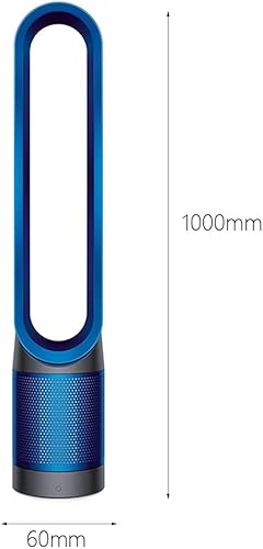 Miniatura 3 de WYH Torre de ventilador de pie, oscilación automática de 10 velocidades con ventilador remoto sin aspas, motor de corriente continua, pedestal ultra