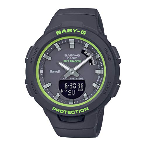 CASIO Damen Analog-Digital Quarz Uhr mit Harz Armband