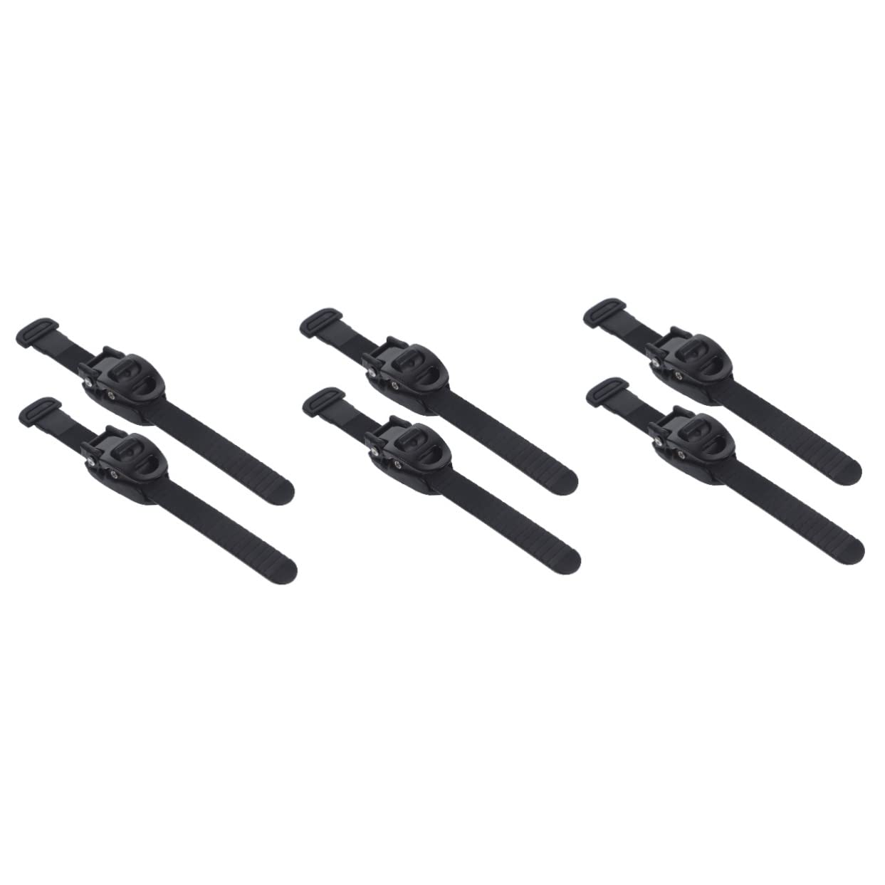 VANZACK 6 Sets Ice Skates Straps Replacement Buckles Roller Skates Accessories Sturdy Wear-Resistant for