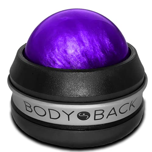 Image of Body Back Manual Massage Roller Ball | Deep Tissue Roller & Lacrosse Ball - Hand Held Massager for Sore Muscles & Joint Pain | 360 Degree Mobility Therapy Ball | Ideal for Athletes & Fitness Recovery