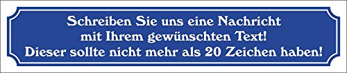 WERBEPUNKT. (24035) Schild im Straßenschild-Design Fischmarkt, 3 mm Alu-Verbund - 52 x 11 cm