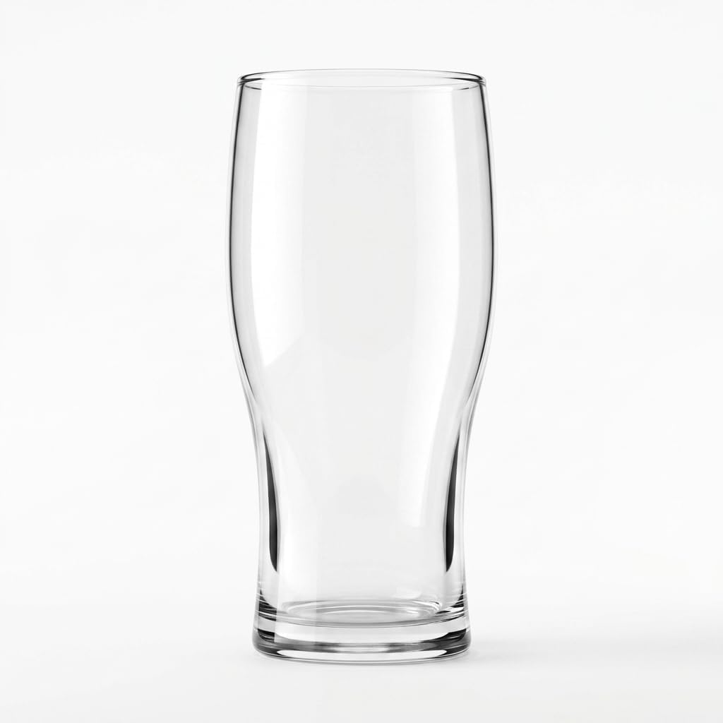 Birsppy Tulip Beer Glass with Imperial Pint Etched Seal (Pack of 2)