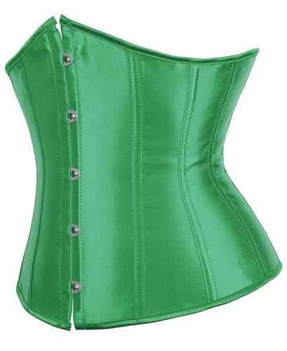 Image of Alivila.Y Fashion Womens Sexy Satin Vintage Underbust Waist Training Corset Bustier