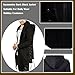 JMSUN Men Assassin Robe Hoodies Sweatshirts Gothic Asymmetrical Zipper Side Lace Up Fleece Hooded Jacket Black