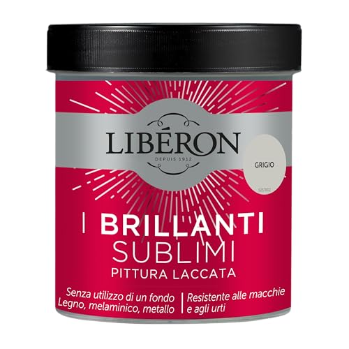 Libéron Le Brillant Sublimi Peinture Laquée Gris 0.5 L