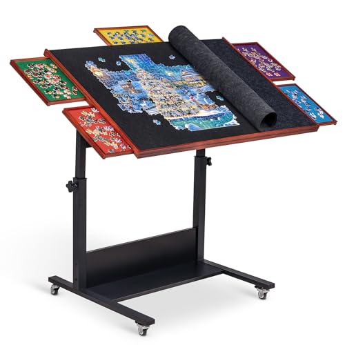 Becko US 1500 Pieces Jigsaw Puzzle Table/Board, 36.6