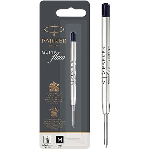 Parker Ballpoint Pen Refill with Black QUINKflow Ink Cover