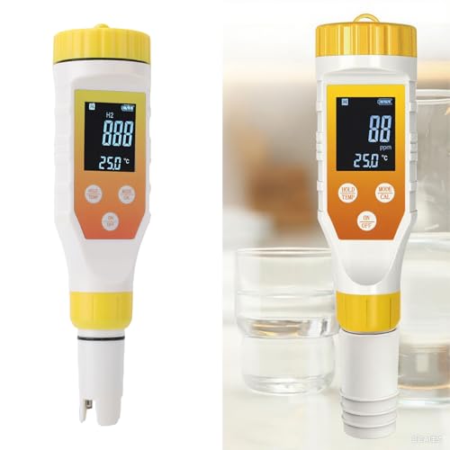 Testeur de pH 7 en 1 Zerodis : analyseur d'eau hydrogène numérique pour café et minéraux