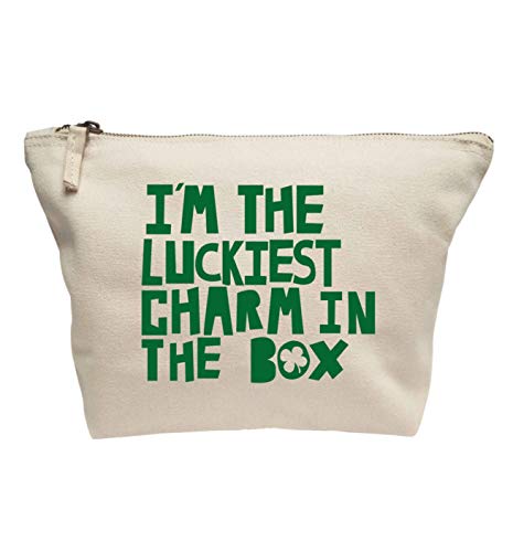 Flox Creative Makeup Bag Luckiest Charm in the Box Natural