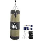 Accesorios de alta calidad: bolsas de boxeo para adultos con cierre de cremallera, cómodas y seguras. La cadena de metal es resistente y resistente, se puede colgar en la pared u otro artículo resistente