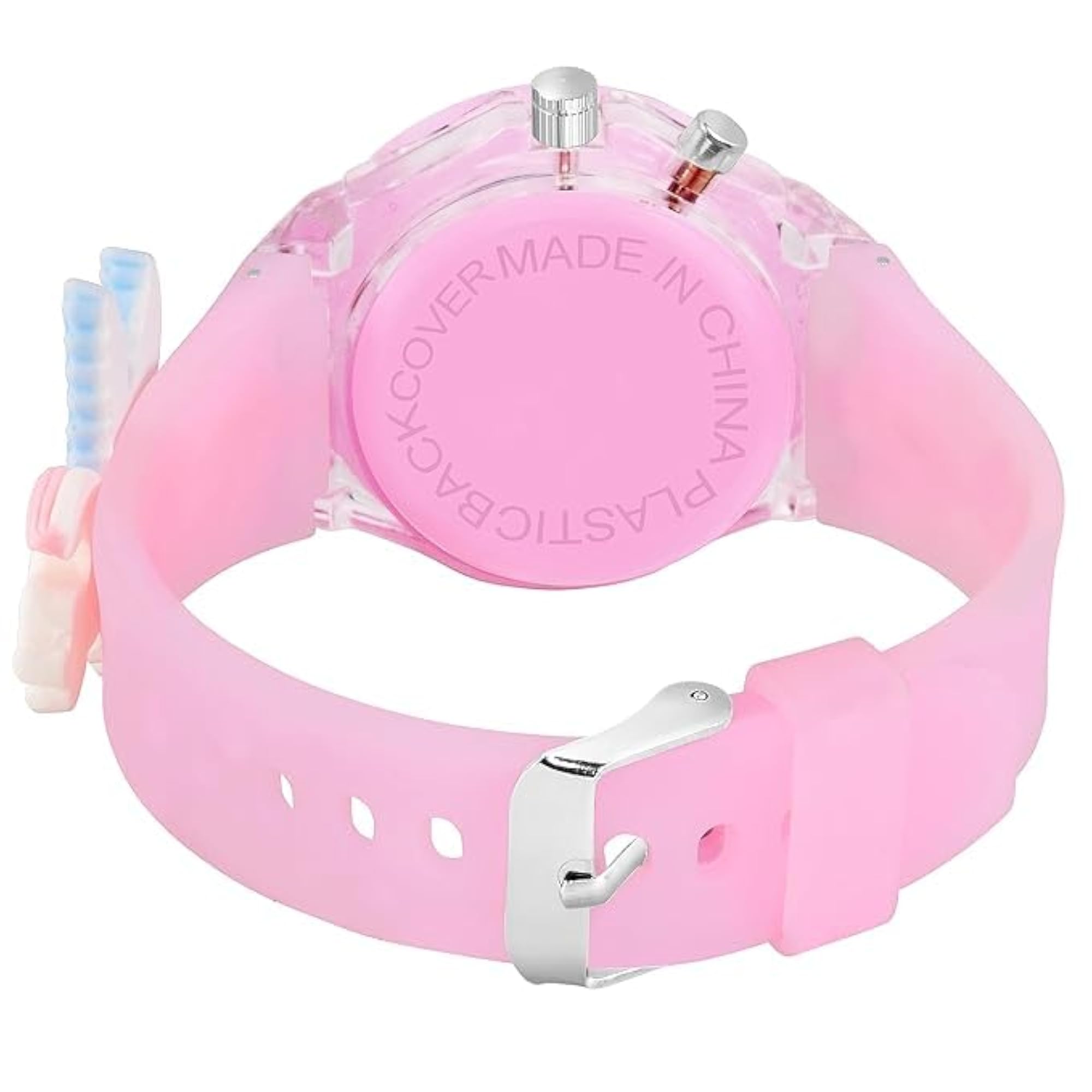 Kids Analog Watch in Pink-Blue Design