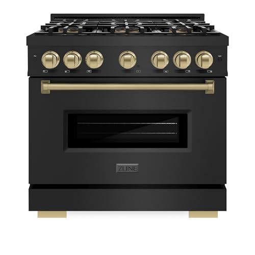 ZLINE 36 in. Black Stainless DuoPro Range
