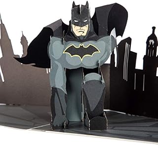 Cardology - Batman Pop Up Card | Birthday Cards for Him, Father's Day Cards, Superhero Gifts For Men | Officially Licensed DC Comics Merchandise