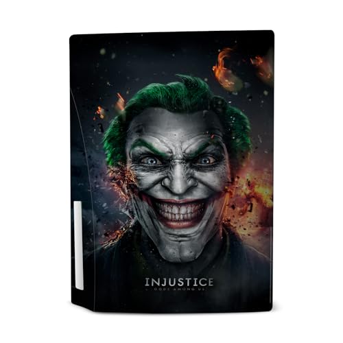 Plaque Frontale Autocollant PS5 Injustice pour Protéger Console et DualSense - 3