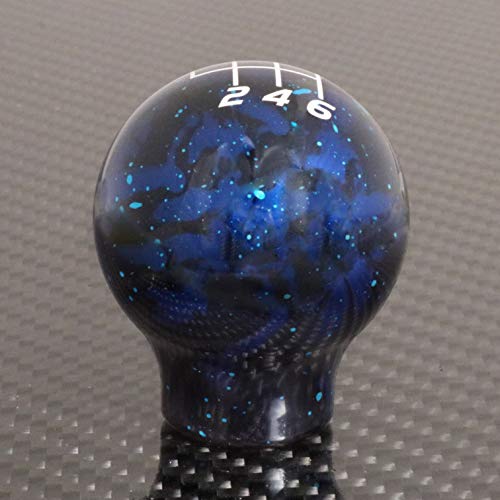 Billetworkz Cosmic Space Shift Knob Compatible/Replacement For Manual 2012-2021 Subaru Brz/Scion Frs/Toyota Gt86, Cosmic Blue #TOP1