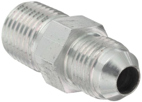 Eaton Aeroquip 2021-4-5S Male Connector, Male 37 Degree JIC, Male Pipe Thread, JIC 37 Degree & NPT End Types, Carbon Steel, 1/4 NPT(m) x 5/16 JIC(m) End Size, 5/16