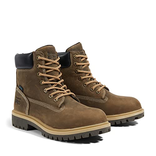 Image of Timberland PRO Women's Direct Attach 6 Inch Steel Safety Toe Insulated Waterproof Industrial Work Boot