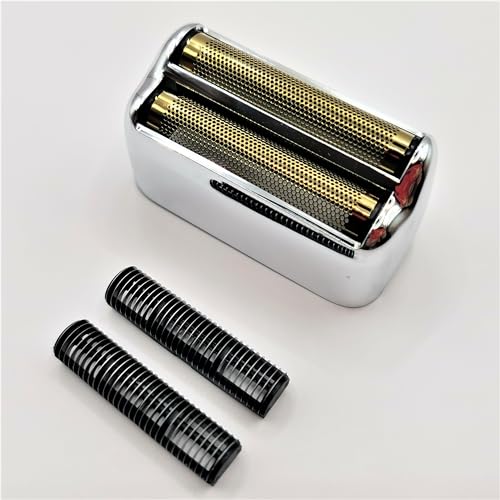 SCUKKBG 1X Foil & 2X Blades Cutter Replacement For FoilFX02#FXRF2G FXFS2G FXRF2 Razor Shaver Silver