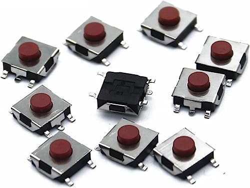Bouton poussoir SMD 6x6x3.1mm rouge : le micro interrupteur idéal pour vos réparations DIY