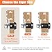 KOVOSCH 2 Pack Black Toolbox Lock with Keys, 5/8 Inch Keyed Alike Cabinet Tubular Cam Locks, Hook Cam for Harbor Freight Tool Cart, Zinc Alloy