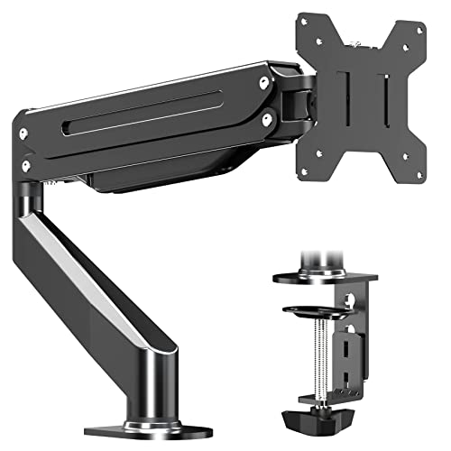 Image of Suptek Monitor Mount Gas Spring Monitor Arm Desk Mount Fully Adjustable Fits 17 20 22 23 24 26 27 32 35 inch Monitors Weight Capacity up to 24.25 lbs