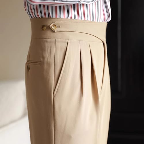 Men's Modern Fit Dress Pant England Style Long Pants Casual Business Pants for Men3