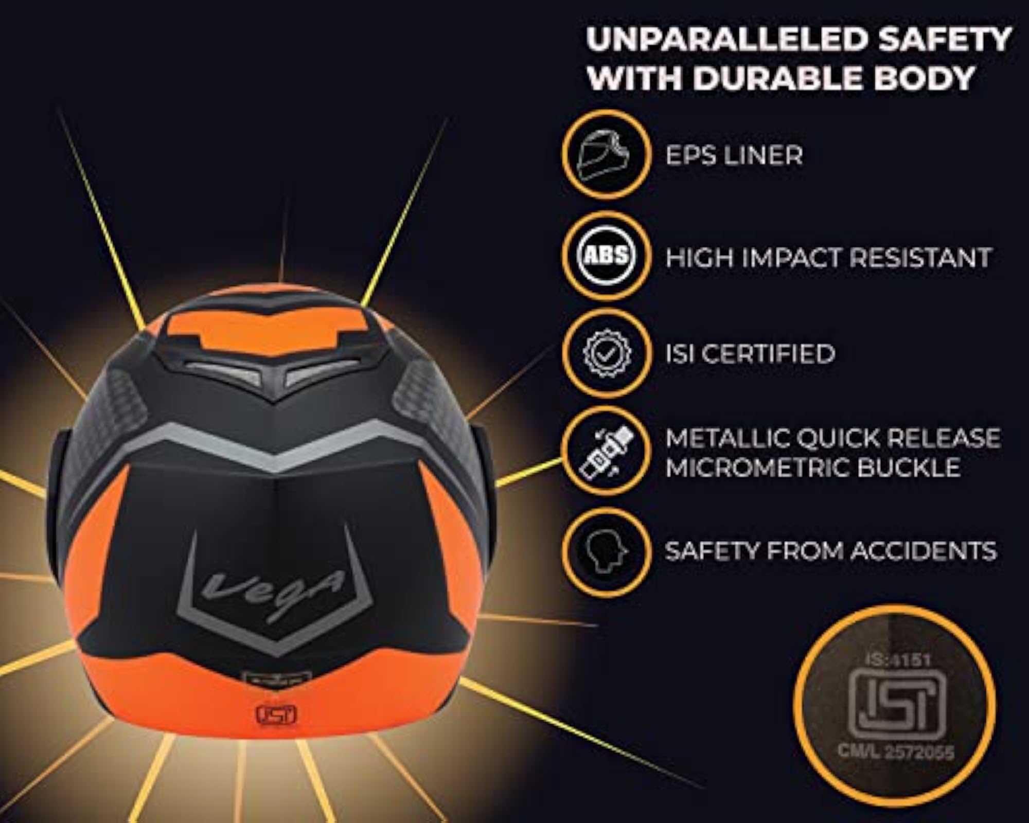 Crux Dx Checks ISI Smooth Finish Flip-Up Helmet