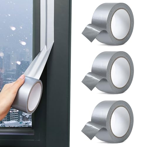 Cinta Adhesiva de Barrera de Vapor 3 Rollos (4,8cm x 18m) Resistente