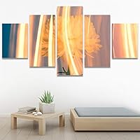 SIGNWIN 5 Panel Canvas Wall Art Organic Arrangement Modern Artwork for Home Decorations Ready to Hang - 60