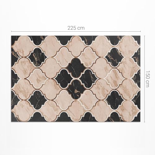 Tapis en vinyle 150x225 cm extérieur imperméable pour balcon - 4