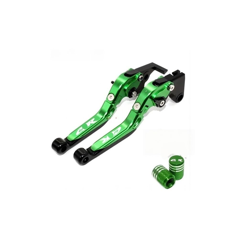 Zdgxfhsrh Green Motorcycle Brake Clutch Levers For Cbr125r 2004-2016 Motorcycle Cnc Adjustable Brake Clutch Levers(Green)