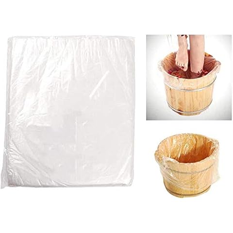 huiyingshe 2 Paquetes 160Pcs Revestimientos Desechables para bañera de pies Cover