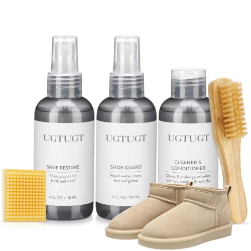UGTUGT 5Pcs Suede Cleaning Kit,Compatible for UGG Boot & Slippers, Compatible with Birkenstock, Shoe Cleaner For Nubuck,Sheepskin,Boots,Suede Slippers,or all Suede Items
