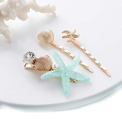 Starfish Hair Clip Mermaid