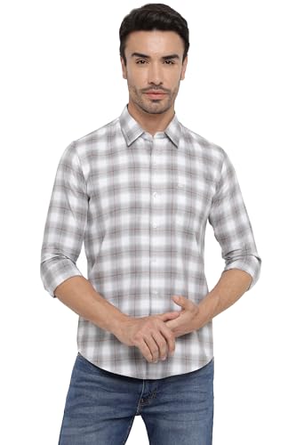 Image of Allen Cooper Checks Shirts for Men - 100% Cotton Comfort Fit Casual and Formal Shirt - Breathable, Soft, Classic Style (Multiple Colors)
