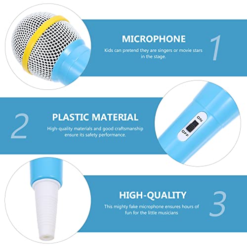 Yardwe Grappige Microfoon Speelgoed Kids Microfoon Prop Microfoon Model Kids Plaything - Image 4