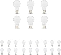 Vista 13 de Yaxa Basics - Bombillas LED A19, equivalente a 60 vatios, 9W de eficiencia energética, base estándar E26, color blanco suave 2700K, regulable