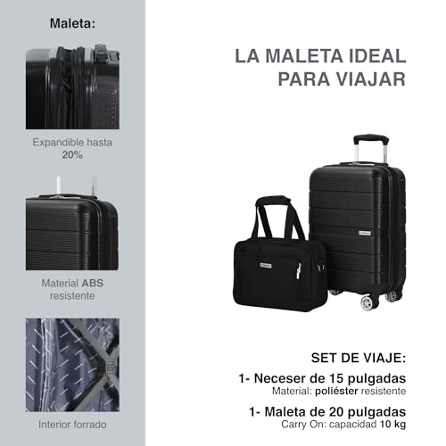 El Mejor Listado de Maleta viajera de esta semana. 17 maleta viajera marca COMPASS (2)