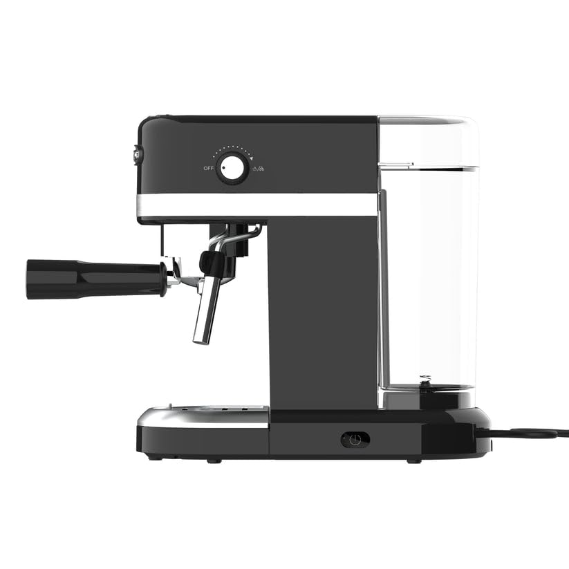 Solac - Cafetera Espresso 1350W | 20 Bares de Presión | Sistema Thermoblock | Café Programable | Vaporizador Orientable | Bandeja Calienta Tazas