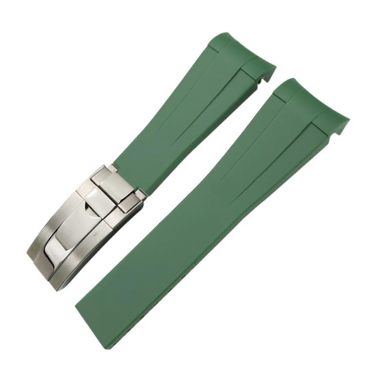 Bracelet silicone incurvé 21mm résout vide entre boîtier et montre