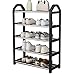 Półka Buty 5-poziomowy Organizer na Buty do Przedpokoju, Przenośna Solidna Metalowa Czarna Półka na Buty, do Salonu Łazienka Aneks Kuchenny, Oszczędzanie Przestrzeni (Size : 55cm x 19cm x 75cm)