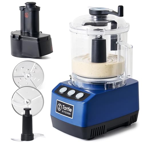 TK Tartle Commercial Food Processor - Heavy-Duty 600W Electric Ch...