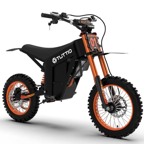 Image of Tuttio Electric Dirt Bike Teens Adults Electric Bike 48V 21AH Removable Battery with Hydraulic Brakes (21AH Dirt Bike)