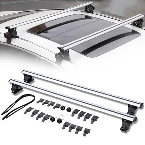 Barras Transversales para Portaequipajes De Techo con Cerradura, Aleación Aluminio para Subaru WRX 4 Puertas