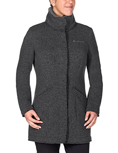 Preisvergleich Produktbild VAUDE Damen Lavin Coat Damencampingoutdoorsoftshelljacken, Phantom Black, 40